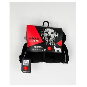 Rukka Dog Thermal Soft Shell Overall Black 50cm New 20 in Winter Puppy Clothing